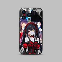 T-Tokisaki Anime Kurumi Phone Case For iPhone 17,16,15,14,13,12,11,Pro,Max,Plus,X,XS,SE4,E,Mini,Soft Black Case iPhone17pro
