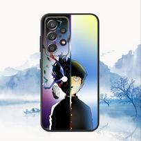 M-Mob Psycho 100 Anime Phone Case For Samsung S25,S24,S21,S22,S23,S30,Ultra,S20,Plus,Fe,Lite,Note,10,9,5G Black Cover Samsung S20fe