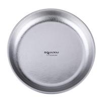 Portable Titanium Camping Plate Pure Ti Salad Plate Durable Lightweight 800ml Capacity Outdoor BBQ white