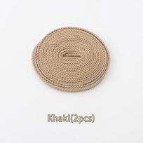 Klasikiniai batraiščiai sportiniams batams Audiniai Plokšti batraiščiai 24 spalvos Vienspalviai batraiščiai Elastingi batraiščiai Batai 100/120/140/160CM Raišteliai 120cm chaki