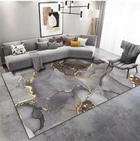 Carpet for Home Bedroom Anti Slip Durable Bedside Carpet Living Room Dirt Resistant Easy To Maintain 80 * 120Cm