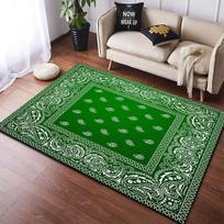 Multicolor Bandana Pattern Soft Carpet Area Rug Bathroom Floor Mat Rugs for Bedroom Carpets for Living Room Bedroom Door Mat 40x60cm