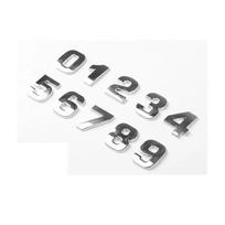 Automobilio 3D Metalinės Raidės Lipdukai 25mm Ženklelis Chromuotos Raidės Skaičiai Logotipas Automobilio Lipdukai Automobiliai Universalūs Lipdukai 1