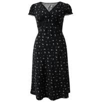 Sancai 2026 Spring French Lace V-Neck Floral A-Line Dress M