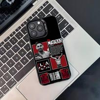 I-Ilia Fighting T-Topuria Phone Case For iPhone 17,16,15,14,13,12,11,Pro,XS,Max,Plus,Mini,SE Black Candy Matte Shockproof Cover iPhone17