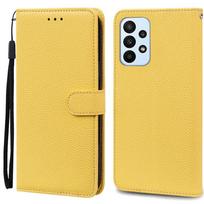 A23 Case For Samsung Galaxy A23 Case 2022 Luxury Leather Wallet Flip Case For Samsung A23 A 23 GalaxyA23 Cover Fundas Bumper For Samsung A23 geltona