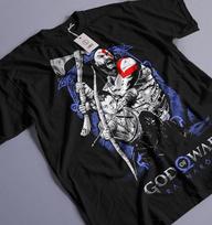Dievo karo marškinėliai Kratos T-shirt Dvasios iš Spartos Unisex marškinėliai Visų dydžių S gray