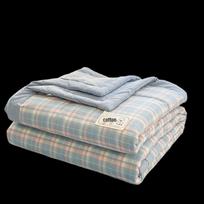 Muji All-Cotton Summer Quilt 200x230cm mėlyna