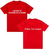 Rock Band System of A Down Steal This Album T Shirt Men Women Punk Gothic Metal Vintage T Shirts Oversized Soft Cotton T-shirt S
