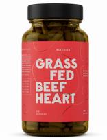 Grass-Fed Beef Heart – džiovinta jautienos širdis kapsulėse | Nutriest (240 kaps.)