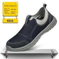 Labor Insurance Shoes Men's Anti-smashing and Anti-piercing Safety Shoes Comfortable and Wear-resistant Safety Protective Shoes 36