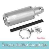 Universalus motociklo duslintuvas Yamaha, Kawasaki, Honda, CFMOTO 450: SC Street-blasting pilna sistema lenktynėms