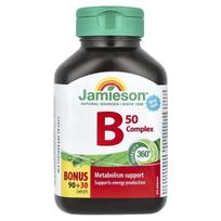 Jamieson Vitamins, Vitamino B50 kompleksas, 120 tablečių