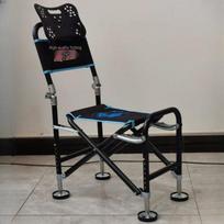E2 daugiafunkcinė sulankstoma reguliuojama žvejybos kėdė ir suolas E2 Reinforced Double Brace Metal Reclining Chair