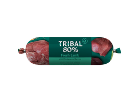 TRIBAL konservai šunims su šviežia ėriena – Gourmet Sausage 80% Fresh Lamb, 300g
