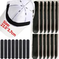 100pcs Soft Disposable Hat Sweat Pad Adjustable Absorbent Hat Liner for Baseball Caps Shirts Collar Protector Hiking Accessories 10pcs balta