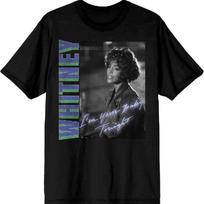 Bioworld Whitney Houston Baby Tonight Women's Black T-Shirt S juoda