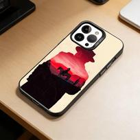 game of the-Red Dead Redemption 2  Phone Case For iPhone 17,16,15,14,13,12,11 Plus,Pro Max,XS,Colored Silver Plated Inside Cover iPhone13PROMAX