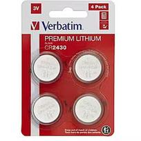 Verbatim Baterijas Verbatim CR2430 Premium Lithium 4-Pack 49534V