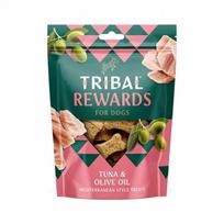 TRIBAL Skanėstas sausainiai šunims su tunu ir alyvuogių aliejumi – Tuna & Olive Oil, 125 g