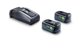 Festool energijos komplektas 18 V 2 x 5,0 Ah/TCL 6