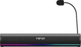 "2-in-1" žaidimų garso juosta su nuimamu USB "Plug and Play" garsiakalbiu, 3 EQ garso režimais, "Bluetooth 6.0", 10 RGB garsiakalbių kompiuteriui, televizoriui