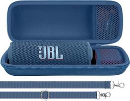 "Aenllosi" kietas kelioninis dėklas, skirtas tik JBL Flip 7 / Flip 6 / Flip 5 nešiojamajai "Bluetooth" kolonėlei (mėlynas)