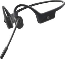 "Aftershokz OpenComm" belaidės stereofoninės kaulų laidumo "Bluetooth" ausinės su triukšmą slopinančiu "Boom" mikrofonu biurui, namams, verslui, sunkvežimių vairuotojams, komerciniam naudojimui, juodos spalvos