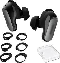 "AhaStyle" ausų kabliukai, skirti "Bose QuietComfort Ultra" antrosios kartos ausinėms (2025) / "QuietComfort Ultra" ausinėms (2023) [su laikymo dėžute] 3 poros S/M/L silikoninių neslystančių sportinių ausų kabliukų dangtelių