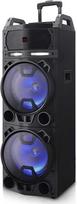 "Aiwa KBTUS-900" "Bluetooth" garsiakalbis vežimėlyje, 2 x belaidis mikrofonas, nuotolinio valdymo pultas