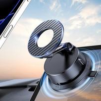 "AMSKY" mobiliojo telefono laikiklis automobilyje Magsafe automobilinis magnetas, vakuuminis siurbimo puodelis, magnetinis mobiliojo telefono laikiklis automobilyje, 360° pasukamas automobilinis mobiliojo telefono laikiklis, skirtas "iPhone" 17 16 15 15 1