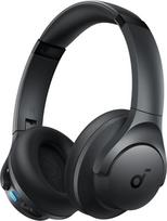 "Anker Q11i" belaidės "Bluetooth" ausinės per ausis, gilūs bosai, 60 val. atkūrimo trukmė, aukštos kokybės garsas, nuimami ausų pagalvėlės, kelių taškų ryšys (restauruota)