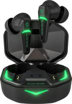 "Black Shark" belaidės "Bluetooth" ausinės su itin mažu 55 ms vėlavimu, "Bluetooth" žaidimų ausinės su "Bluetooth 5.2", dviem režimais, 10 mm garsiakalbiu, 35 valandų trukmės, IPX4 vandeniui atsparios, 4 mikrofonai