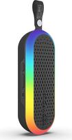 "Boompods Halo" mažas "Bluetooth" garsiakalbis - nešiojamasis lauko garsiakalbis su mikrofonu, atsparus vandeniui pagal IPX6, 5 valandų trukmės, belaidė vakarėlių muzikos dėžutė su LED šviesos šou, skirta kelionėms ir vakarėliams