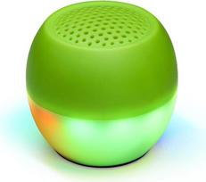"Boompods Soundflare Tide Bluetooth" garsiakalbis - IPX6 vandeniui atspari muzikos dėžutė, pagaminta iš vandenyno plastiko, savęs fotografavimo funkcija ir apšvietimas, lauko garsiakalbis mobiliajam telefonui, kelionėms, 5 valandų trukmės, liepų žalia