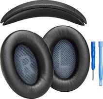 "Bose SoundLink Around-Ear 2" ausinėms skirtos atsarginės ausinių pagalvėlės ir galvos juosta (PU oda, juoda)