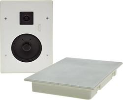 "ChiliTec" įmontuojamasis garsiakalbis Sieninis lubinis garsiakalbis 2 krypčių plokščias skydelis 120 W Montavimo gylis 34 mm garsiakalbis Baltas