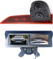 "Dolphin Automotive" dviguba furgono galinio vaizdo kamera tinka "Ford Transit Custom" 2012 - 2016 m. gegužės mėn. (lemputė) Pakeičia stabdžių žibintą kairėse galinėse duryse (dviguba 4.3 kamera)