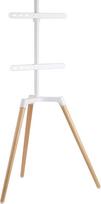"EasyLife" - Dizainas STAFFELEI Trikojis TV trikojis - laikiklis iki 65" ir 35 kg televizoriui / monitoriui - pasukamas 140° kampu - reguliuojamas aukštis + kabelių tvarkymas - VESA iki 400x400 (baltas/šviesus bukas)