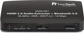 "FeinTech" VAX01301 HDMI garso ištraukiklis "Bluetooth" adapteris televizoriaus siųstuvui keitikliui 4K 60Hz ARC