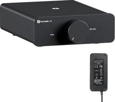 "Fosi Audio V3 HiFi" stiprintuvas 600 W, TPA3255 Mini 2.0CH D klasės stereofoninis stiprintuvas 300 W x 2, garsiakalbių stiprintuvas, 48 V/5 A maitinimo šaltinis