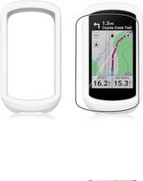 "Garmin Edge Explore 2" dviračių kompiuterio dėklas, silikoninis apsauginis dėklas, suderinamas su "Garmin Explore2", su minkšta TPU ekrano apsauga, atsparus smūgiams, dulkėms, atsparus vandeniui, baltas