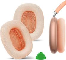 "Geekria Comfort" patogūs pakaitiniai tinkliniai ausų įdėklai, suderinami su "AirPods MAX" (A2096), "AirPodsMAX2" (A3184) ausinėmis, ausų įdėklai (oranžiniai)