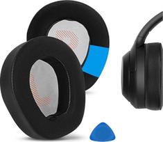 "Geekria Sports Cooling Gel" pakaitiniai ausų įdėklai, suderinami su "JBL Quantum ONE" belaidžių ausinių įdėklais, remonto dalimis (juodi)