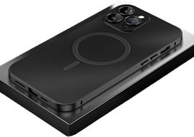 "Generisch" visiškai apvyniotas mobiliojo telefono dėklas Magnetinis įkrovimo aliuminio metalo bamperis matinis korpusas "iPhone 17/16/15/14/14/13/12", lydinio magnetinis plonas dėklas fotoaparato objektyvo apsaugai (16pro, juodas)