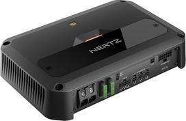 "Hertz CP 5.1K" - 5 kanalų D klasės stiprintuvas, 1030 W RMS, sertifikuotas "Hi-Res Audio", 10 Hz-41 kHz, 85 % efektyvumas, "Plug & Play", tiltelinis, kompaktiškas, suderinamas su originalios įrangos gamintojais
