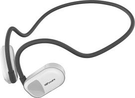 "HiFuture Future Mate": 5.3 "Bluetooth" ausinės su kabeliu, kaulų laidumo, sportinės ausinės, IPX5 atsparios vandeniui, ENC su 2 mikrofonais, 8 valandų atkūrimo laikas, suderinamos su "Android", "iOS" (baltos spalvos)