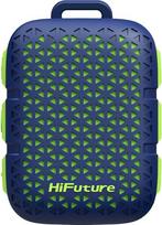 "HiFuture Pocket S" belaidis "Bluetooth" 5.4 IPX7 vandeniui atsparus 5 W TWS mini garsiakalbis - 8 valandų atkūrimo laikas, C tipo įkrovimas, mono / TWS režimas, 10 m atstumas, garsiakalbis su laikikliu, mėlynos spalvos