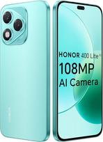 "HONOR 400 Lite" išmanusis telefonas 5G 256GB/8GB RAM, 108 MP su dirbtinio intelekto kameros mygtuku, 6,7 colių AMOLED ekranas 120 Hz 3500 Nit, 5100 mAh baterija, MTK 7025-Ultra, IP64, dvi SIM kortelės, "Android 15", žalias