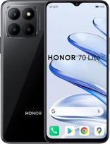 "Honor 70 Lite", išmanusis telefonas 5G, 4GB+128GB, 6,5" 90Hz "FullView" ekranas, 5000 mAh, "Android 12", dvi SIM kortelės, vidurnakčio juoda
